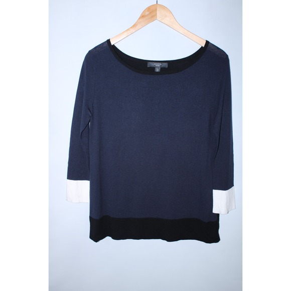 Maxmara Weekend Women's Small Multicolor Boat Neck Knit Sweater - Picture 1 of 10